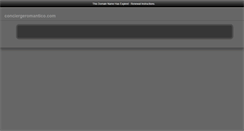 Desktop Screenshot of conciergeromantico.com